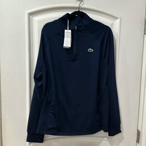 Lacoste sport half zip closure long sleeve jersey men’s size XL